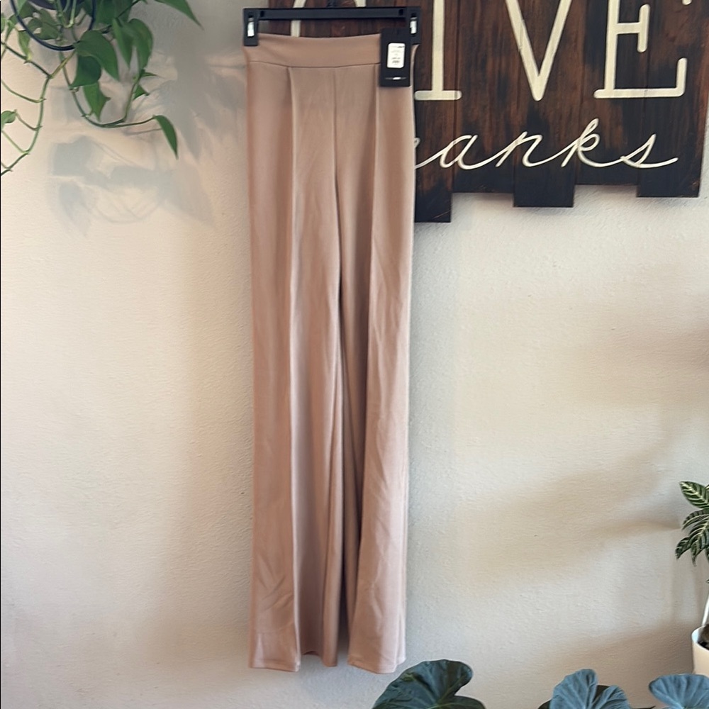 Elegant Tan Women's Pants